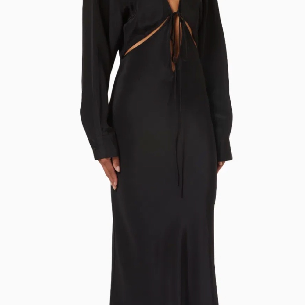 Christopher Esber Triquetra Black Dress